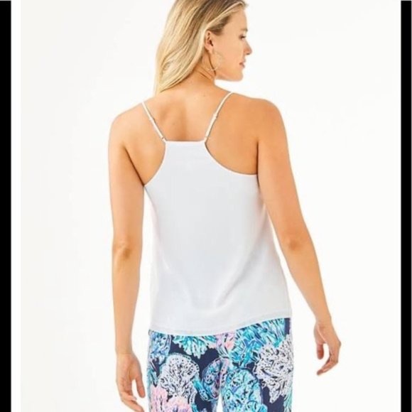 Lilly Pulitzer DUSK LILEEZE TANK TOP White Cami - Picture 4 of 8